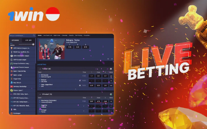 1win sports betting in Indonesia on soccer, tennis, end CS:Go