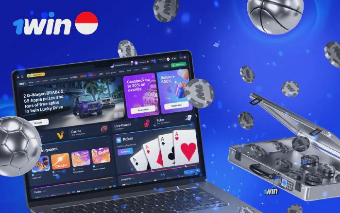 1win Indonesia online gaming platform with 500% bonus
